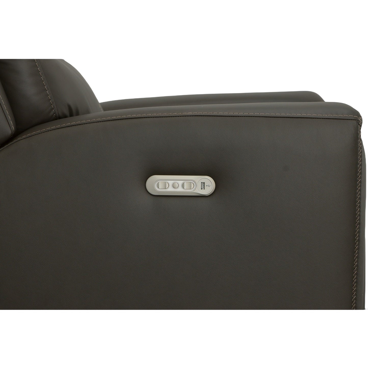 Jarvis Mica Leather Power Recliner with Power Headrest