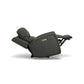 Linden Charcoal Leather Power Recliner with Power Headrest & Lumbar
