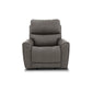 Carter Smoke Fabric Power Rocking Recliner with Power Headrest, Lumbar, Heat & Massage