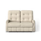 Devon Fabric Power Reclining Loveseat with Power Headrests
