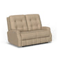 Devon Fabric Power Reclining Loveseat with Power Headrests