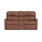 Catalina Leather Reclining Loveseat with Console