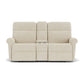 Davis Fabric Reclining Loveseat with Console