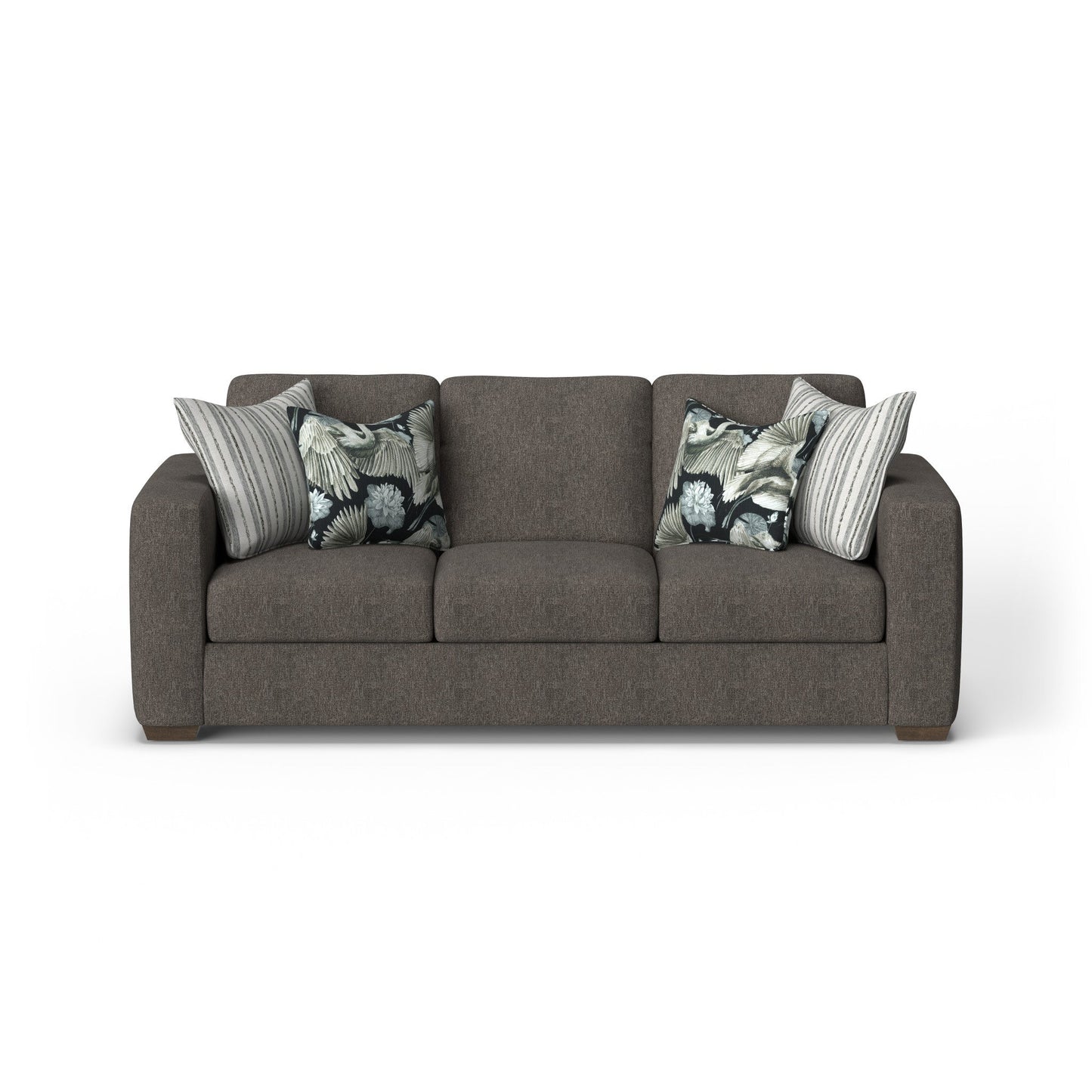 Collins Fabric Three-Cushion Sofa