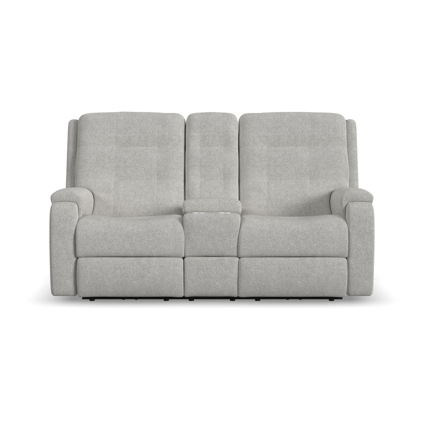 Arlo Fabric Reclining Loveseat with Console