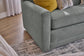 Aggie Fabric Two-Cushion Sofa