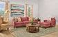 Eleanora Fabric Large Three-Cushion Sofa