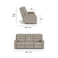 Arlo Fabric Reclining Sofa