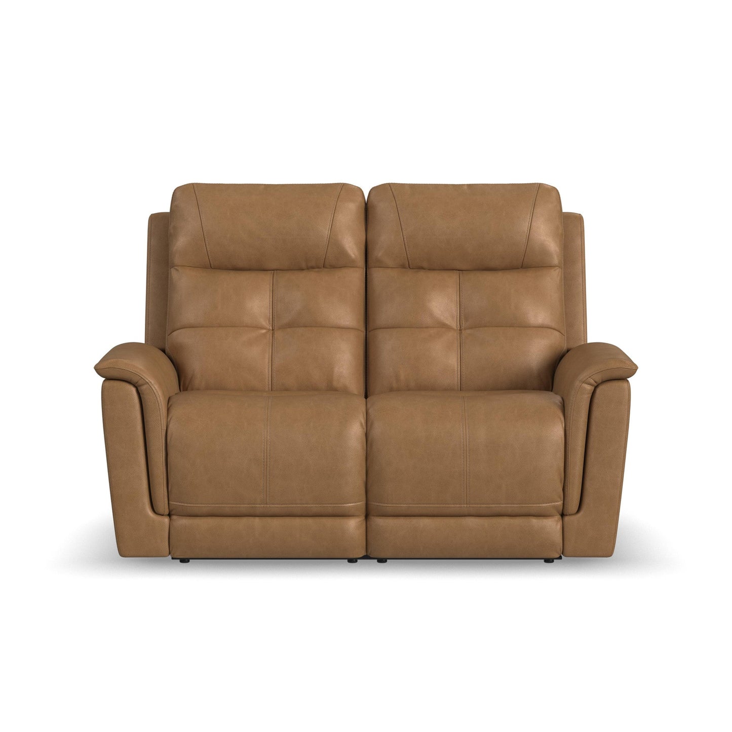 Ranger Oakridge Leather Power Reclining Loveseat with Power Headrest, Lumbar, Heat & Massage