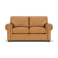 Carson Leather Loveseat