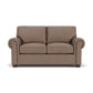 Carson Leather Loveseat