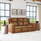 Wyatt Canyon Leather Power Reclining Sofa with Power Headrests & Lumbar