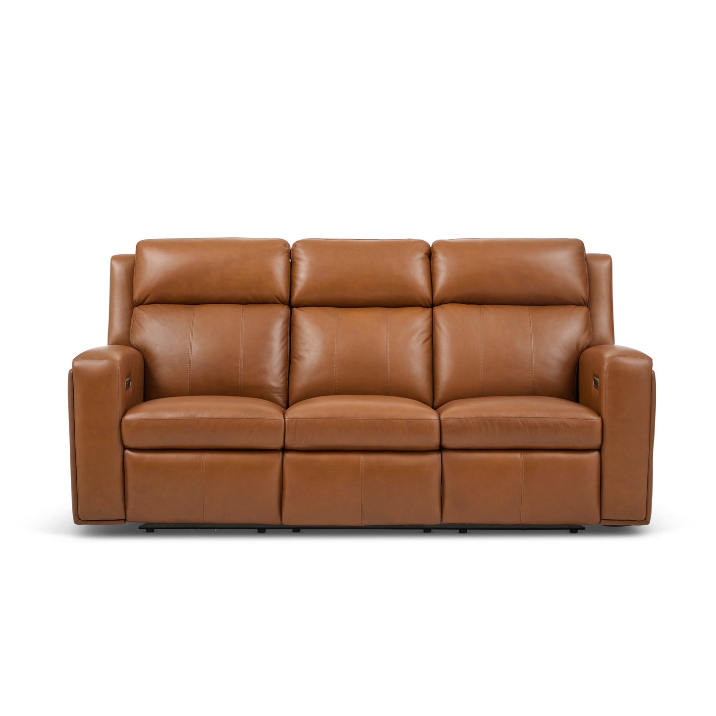 Wyatt Canyon Leather Power Reclining Sofa with Power Headrests & Lumbar