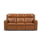 Wyatt Canyon Leather Power Reclining Sofa with Power Headrests & Lumbar