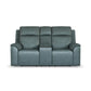 Vernon Admiral Fabric Power Reclining Loveseat with Console, Power Headrests, Lumbar, Heat & Massage