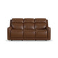 Alister Sedona Leather Power Gliding Sofa with Power Headrests & Lumbar
