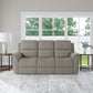 Henry Fog Fabric Power Reclining Sofa with Power Headrests & Lumbar