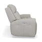 Barnett Gray Matters Leather Power Reclining Sofa with Power Headrests & Lumbar