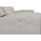 Barnett Gray Matters Leather Power Reclining Sofa with Power Headrests & Lumbar