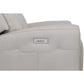 Barnett Gray Matters Leather Power Reclining Loveseat with Power Headrests & Lumbar