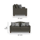 Lottie Fabric Loveseat