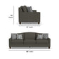 Lottie Fabric Sofa