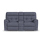 Mason Fabric Power Reclining Loveseat with Console