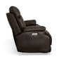Clive Clove Fabric Power Reclining Sofa with Power Headrests & Lumbar