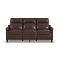 Elizabeth Brunette Leather Power Recliner with Power Headrest