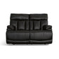 Clive Peppercorn Fabric Power Reclining Loveseat with Power Headrests & Lumbar