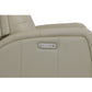 Grant Ivory Leather Power Reclining Loveseat with Power Headrests