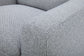 Ava Stonewash Fabric Power Reclining Sofa with Power Headrest & Lumbar