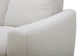 Ava Silver Sand Fabric Power Reclining Loveseat with Power Headrest & Lumbar