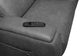 Vibe Coal Fabric Power Reclining Sofa with Console, Power Headrest, Lumbar, Heat, Massage & Pulse