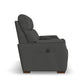 Vibe Coal Fabric Power Reclining Loveseat with Console, Power Headrest, Lumbar, Heat, Massage & Pulse