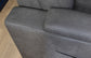 Vibe Coal Fabric Power Reclining Loveseat with Console, Power Headrest, Lumbar, Heat, Massage & Pulse