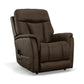 Atlas Walnut Fabric Power Lift Recliner with Power Headrest & Lumbar