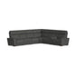 Vibe Coal Fabric Power Reclining Sectional with Power Headrest, Lumbar, Heat, Massage & Pulse