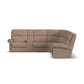 Bernard Fabric Power Reclining Sectional w/ Power Headrest & Lumbar