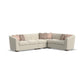Jewel Fabric Stationary Sectional