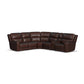 Oasis Truffle Leather Sectional