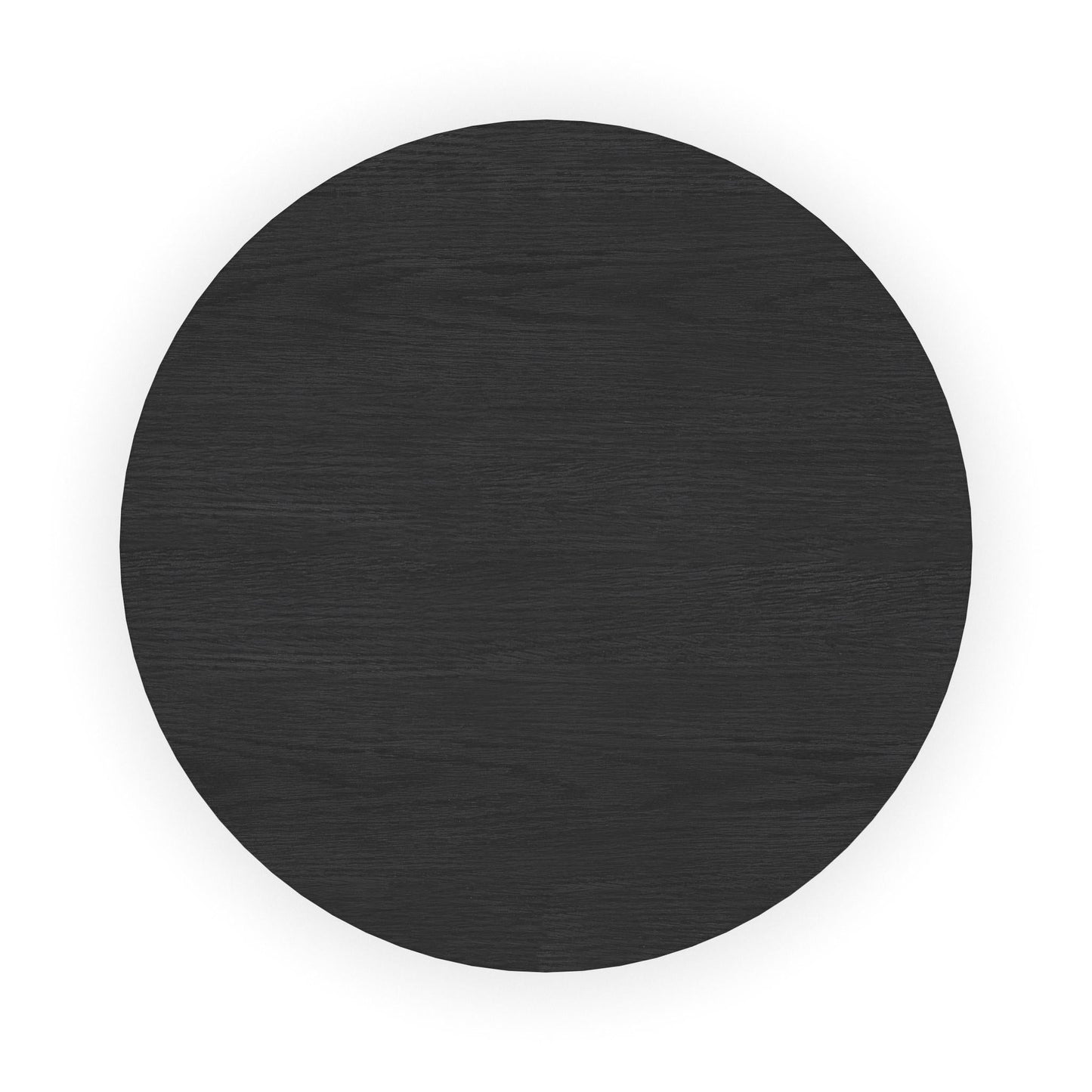 Waterfall Black Round Coffee Table