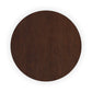 Waterfall Brown Round Coffee Table