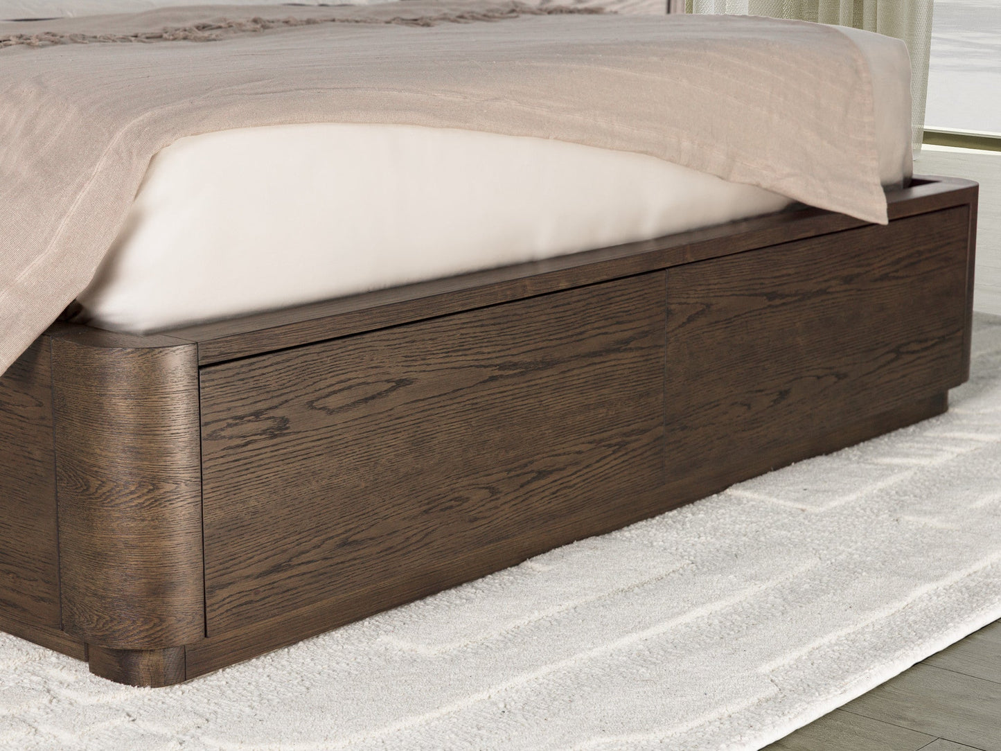 Athens Queen Panel Storage Bed