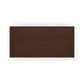 Waterfall Brown Rectangular Coffee Table with Casters