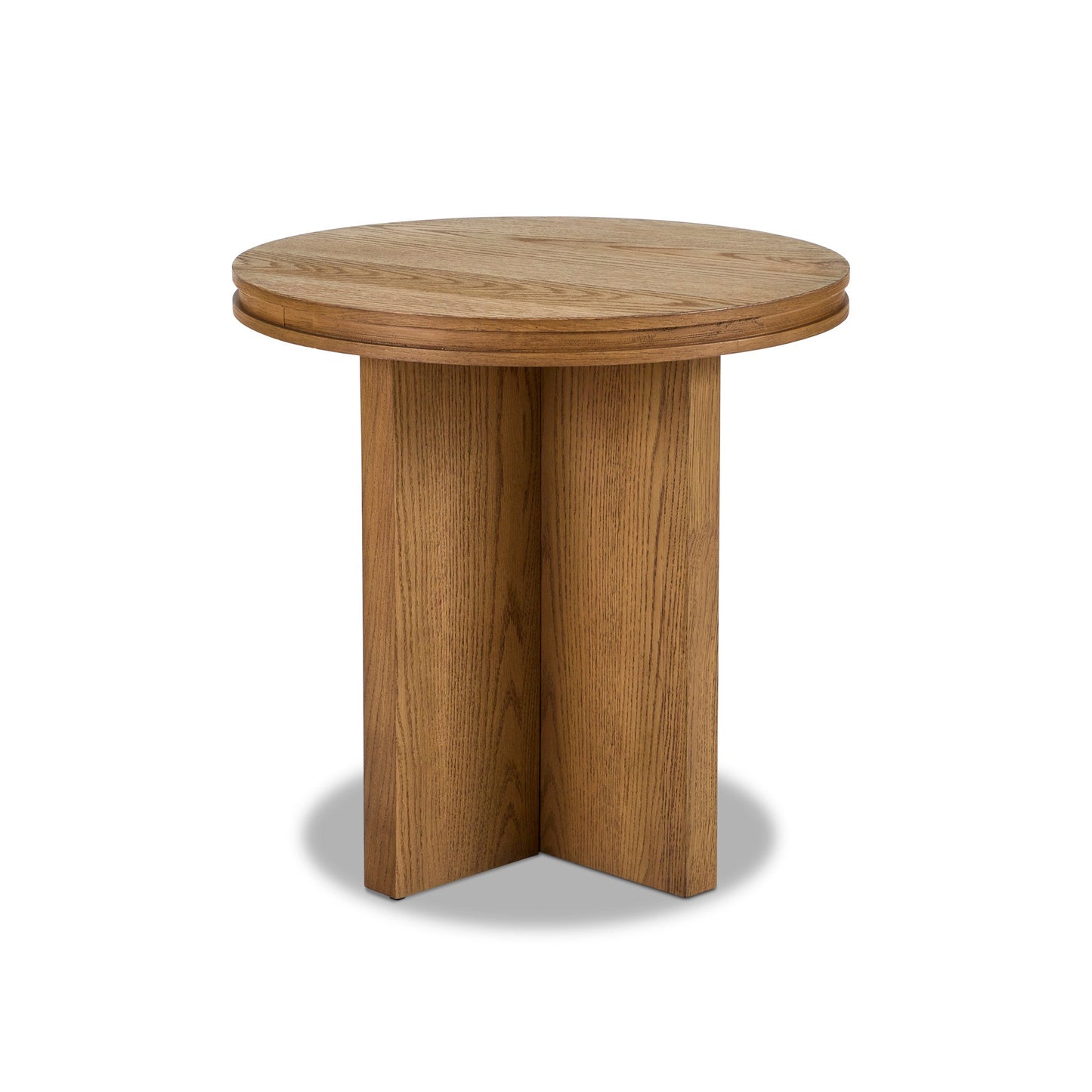 Waterfall Brown Round End Table