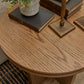 Waterfall Brown Round End Table