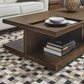 Athens Rectangular Coffee Table with Casters