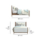 Verona Queen Upholstered Bed