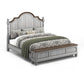 Plymouth Gray King Storage Bed